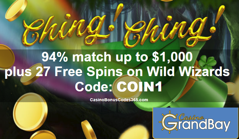 Grand Bay Casino Bonus Codes 2018